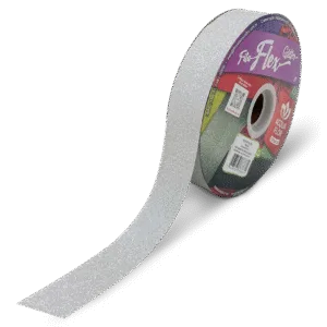Fita Flex Glitter <br>Prata<br>S002